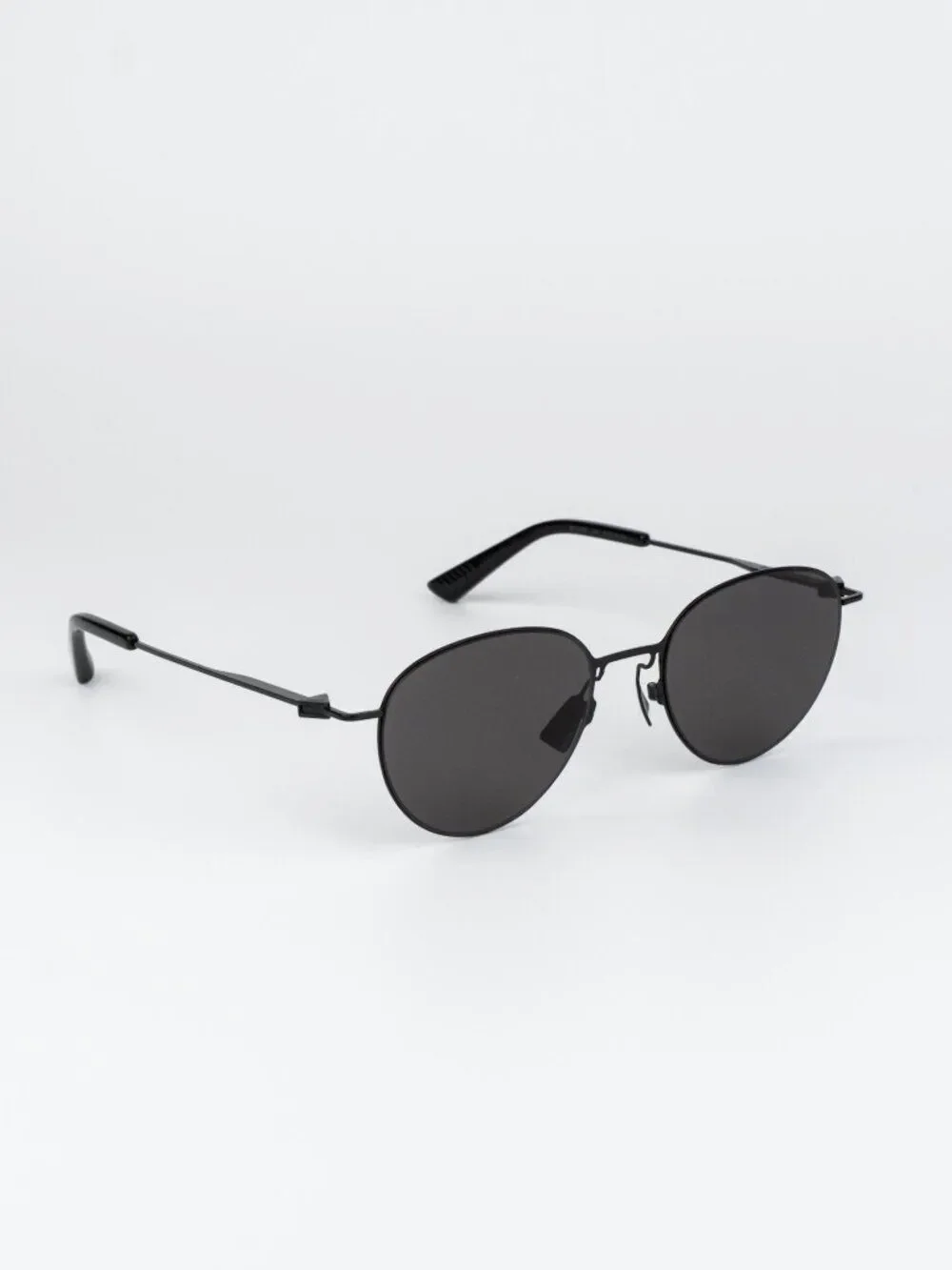 Bottega Veneta Men Sunglasses Black Grey Round BV1268S 001 NEW AUTHENTIC